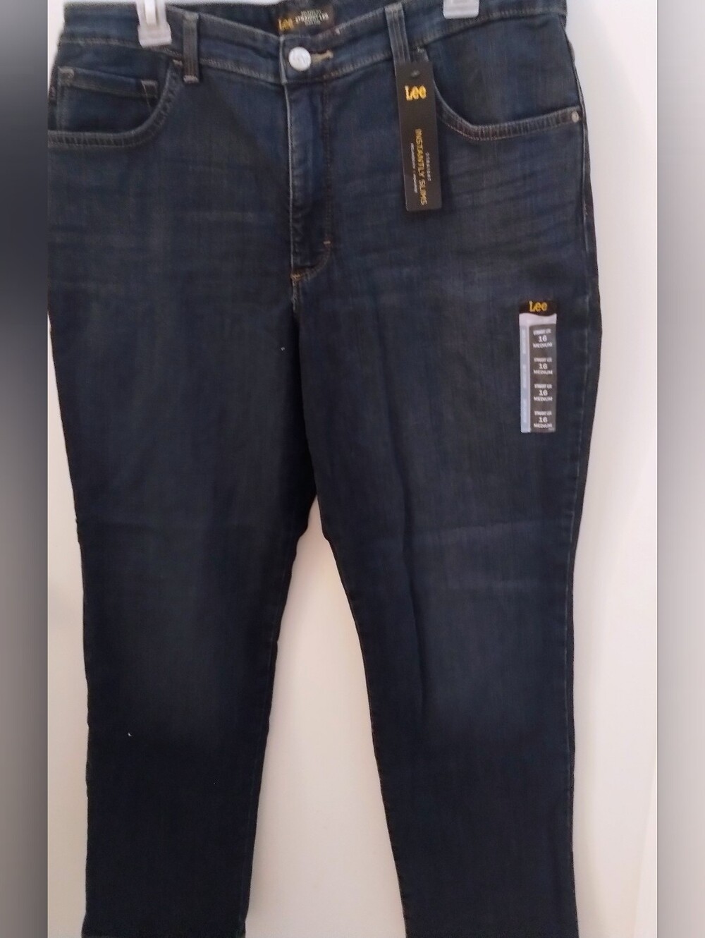 Lee Womans Indigo Slim Straight Jeans